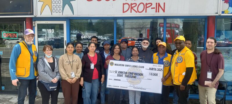 Good Neighbours and Malvern Onyx Lions Club